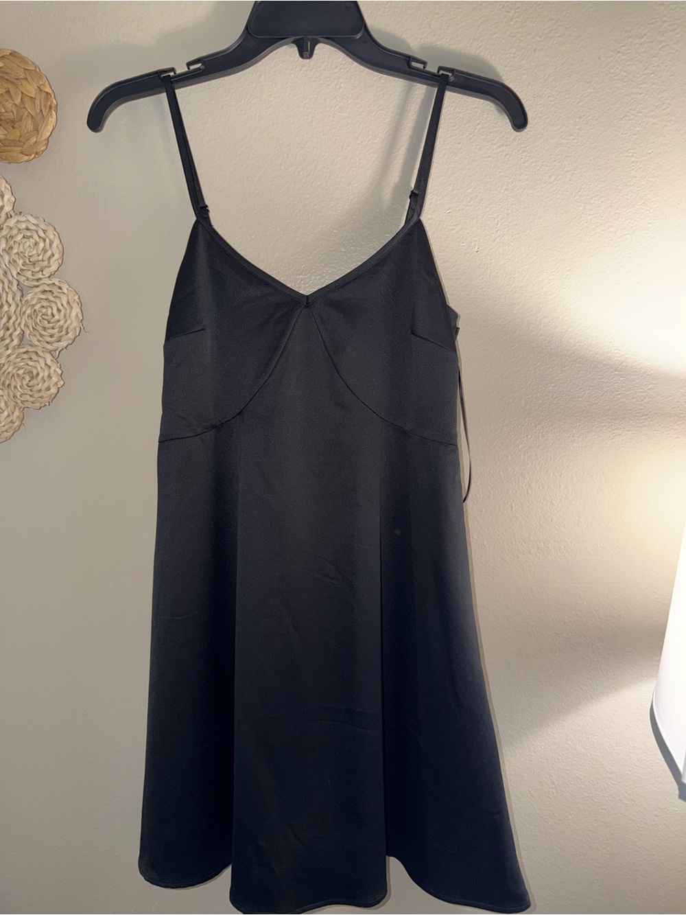 love, Fire Black V-Neck Satin Top